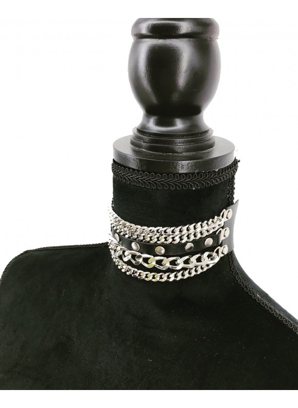 CHOKER DIN PIELE C152
